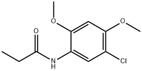 5'-CHLORO-2',4'-DIMETHOXYPROPIONANILIDE Struktur