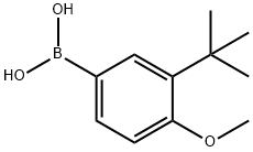 3-tert-butyl-4-methoxyphenylboronic acid Struktur