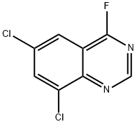 6,8-Dichloro-4-fluoroquinazoline Struktur