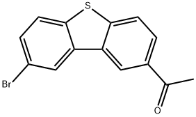 1-(8-bromodibenzo[b,d]thiophen-2-yl)ethanone Struktur