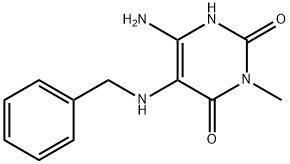 6-amino-5-(benzylamino)-3-methylpyrimidine-2,4(1H,3H)-dione(WXG01529) Struktur