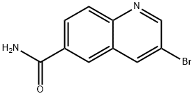 3-bromoquinoline-6-carboxamide Struktur