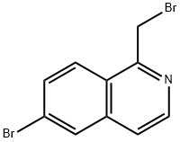 6-Bromo-1-(bromomethyl)isoquinoline Struktur