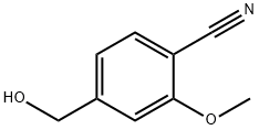 4-(hydroxymethyl)-2-methoxyBenzonitrile Struktur