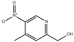 (4-Methyl-5-nitro-pyridin-2-yl)-methanol Struktur