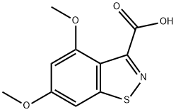 4,6-Dimethoxybenzo[d]isothiazole-3-carboxylic acid Struktur