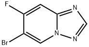 6-Bromo-7-fluoro-[1,2,4]triazolo[1,5-a]pyridine Struktur