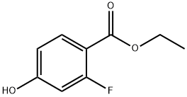 ETHYL 2-FLUORO-4-HYDROXYBENZOATE Struktur