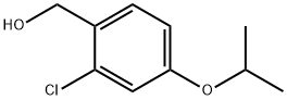 (2-氯-4-丙-2-基氧基苯基)甲醇 結(jié)構(gòu)式