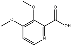 3,4-dimethoxypicolinic acid Struktur