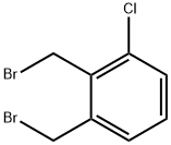 1,2-bis(bromomethyl)-3-chlorobenzene Struktur