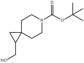 tert-butyl 1-(hydroxymethyl)-6-azaspiro[2.5]octane-6-carboxylate Struktur