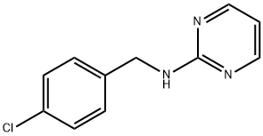 N-(4-Chlorobenzyl)pyrimidin-2-amine Struktur