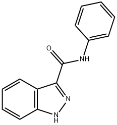 1H-indazole-3-carboxylic acid phenylamide Struktur