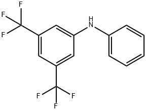 3,5-BIS(TRIFLUOROMETHYL)DIPHENYLAMINE Struktur