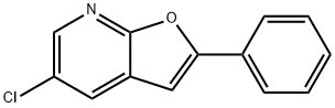 5-Chloro-2-phenylfuro[2,3-b]pyridine Struktur