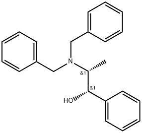 (1S,2R)-2-Dibenzylamino-1-phenyl-propan-1-ol Struktur