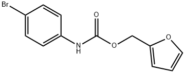 FURFURYL N-(4-BROMOPHENYL)CARBAMATE Struktur