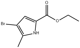 Ethyl 4-bromo-5-methyl-1H-pyrrole-2-carboxylate Struktur