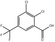 2,3-Dichloro-5-(trifluoromethyl)benzoic acid Struktur