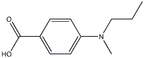 4-(methylpropylamino)benzoic acid Struktur