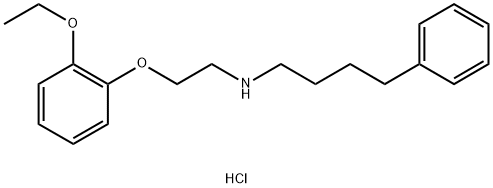 N-(2-(2-Ethoxyphenoxy)ethyl)-4-phenylbutan-1-amine hydrochloride Struktur