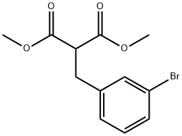 dimethyl 2-(3-bromobenzyl)malonate Struktur