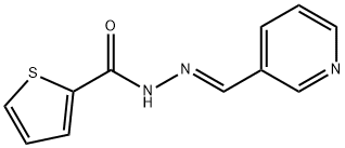 N'-[(E)-pyridin-3-ylmethylidene]thiophene-2-carbohydrazide Struktur