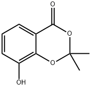 4H-1,3-Benzodioxin-4-one,8-hydroxy-2,2-dimethyl- Struktur