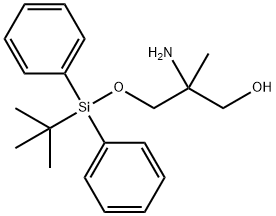 2-Amino-3-((tert-butyldiphenylsilyl)oxy)-2-methylpropan-1-ol Struktur