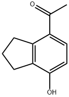 1-(7-hydroxy-indan-4-yl)-ethanone Struktur