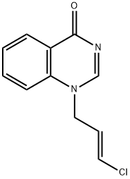 (E)-1-(3-Chloroallyl)quinazolin-4(1H)-one Struktur