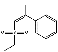 ETHYL ALPHA-IODOSTYRYL SULFONE Struktur