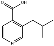 3-Isobutylisonicotinic acid Struktur