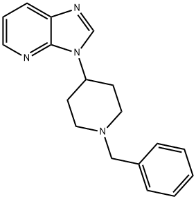 3-(1-benzylpiperidin-4-yl)-3H-imidazo[4,5-b]pyridine Struktur