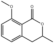 8-Methoxy-3-methylisochroman-1-one Struktur