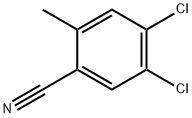 4,5-dichloro-2-methylBenzonitrile Struktur