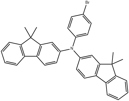 N-(4-bromophenyl)-N-(9,9-dimethyl-9H-fluoren-2-yl)-9,9-dimethyl-9H-fluoren-2-amine|4-溴-<I>N</I>,<I>N</I>-二(9,9-二甲基-9<I>H</I>-芴-2-基)苯胺