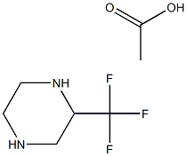 2-(Trifluoromethyl)piperazine acetate Struktur