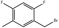 1-Bromomethyl-2,4-difluoro-5-methyl-benzene Struktur