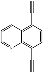 5,8-Diethynylquinoline Struktur