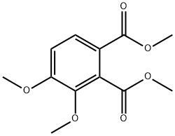 Dimethyl 3,4-dimethoxyphthalate Struktur