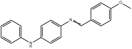 N-(4-METHOXYBENZYLIDENE)-N'-PHENYL-1,4-PHENYLENEDIAMINE Struktur