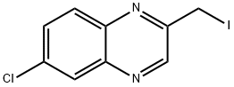 6-Chloro-2-(iodomethyl)quinoxaline Struktur