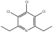 3,4,5-Trichloro-2,6-diethylpyridine Struktur