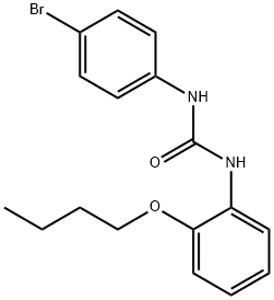 1-(4-bromophenyl)-3-(2-butoxyphenyl)urea Struktur