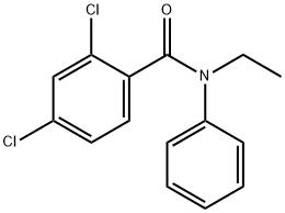 2,4-dichloro-N-ethyl-N-phenylbenzamide Struktur