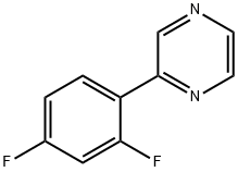 2-(2,4-difluorophenyl)pyrazine Structure