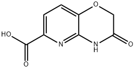 3-oxo-3,4-dihydro-2H-pyrido[3,2-b][1,4]oxazine-6-carboxylic acid Struktur