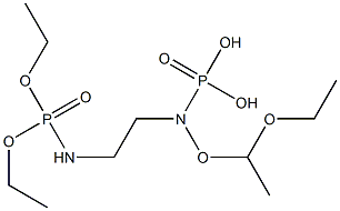 [2-(Diethoxy-phosphorylamino)-ethyl]-phosphoramidic acid diethyl ester Struktur